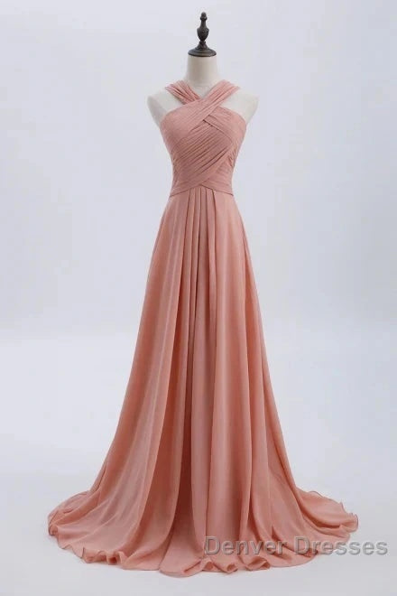 Glam Blush Pink Prom & Wedding Dress-Sweet 16 Chiffon Evening Gown For Graduation & Quinceanera
