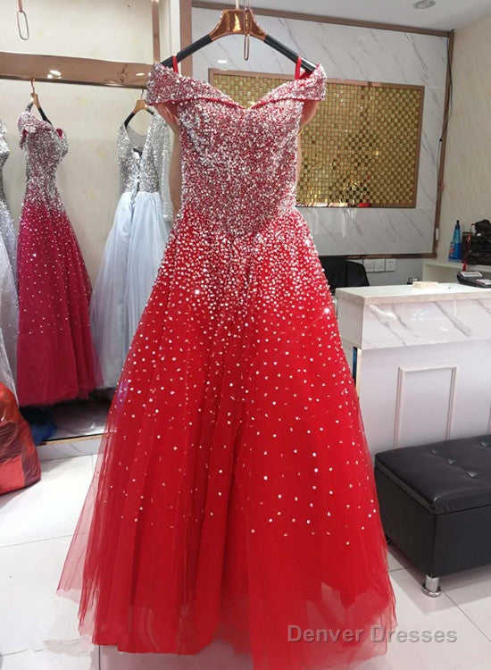 Glam Sparkle Handmade Sequins Long Party Dress, Off Shoulder Formal Gown Secondary image