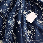Glitter Stars Sequins Beaded Short Navy Blue Homecoming Party Dresses