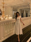 Gorgeous A Line Short Sleeves White Date Night Dress Prom Dress Birthday Outfits