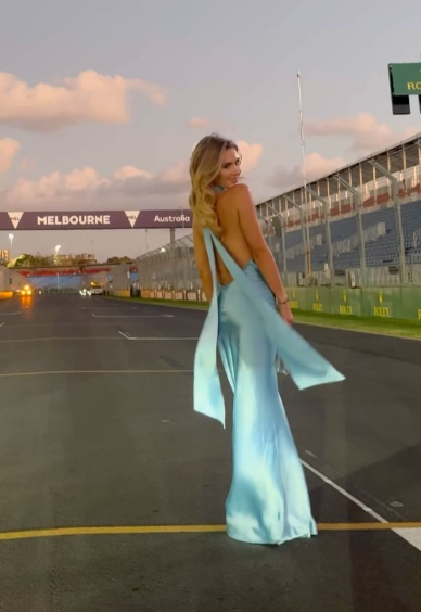 Gorgeous Mermaid Halter Satin Long Party Dress Blue Backless Prom Dress