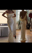 Gorgeous Mermaid Off The Shoulder Floor-Length Satin Evening Dress Prom Dress
