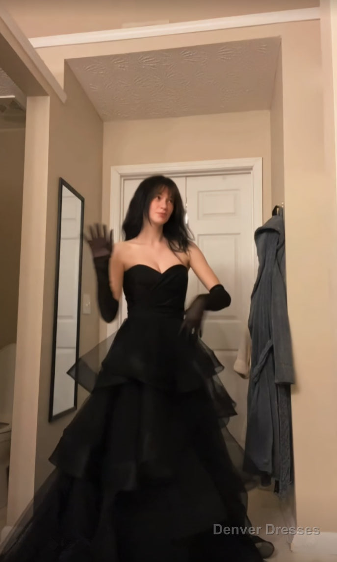 Gorgeous Prom Dress, Tiered Evening Gown Secondary image