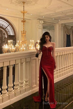 Gorgeous Sheath Sweetheart Red Sleeveless Date Night Dress Prom Dresses Birthday Outfits