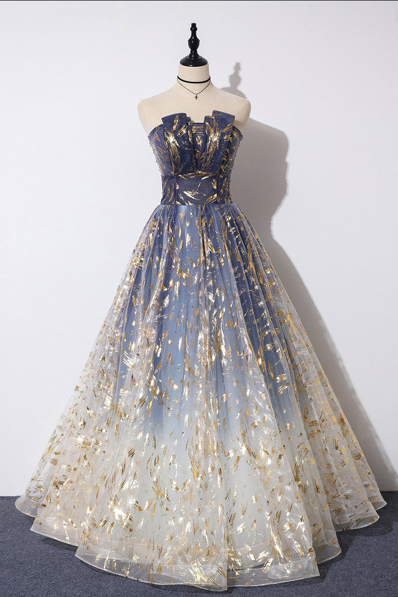 Gorgeous Tulle A-Line Party Gown, Fashionable Prom Dress Secondary image
