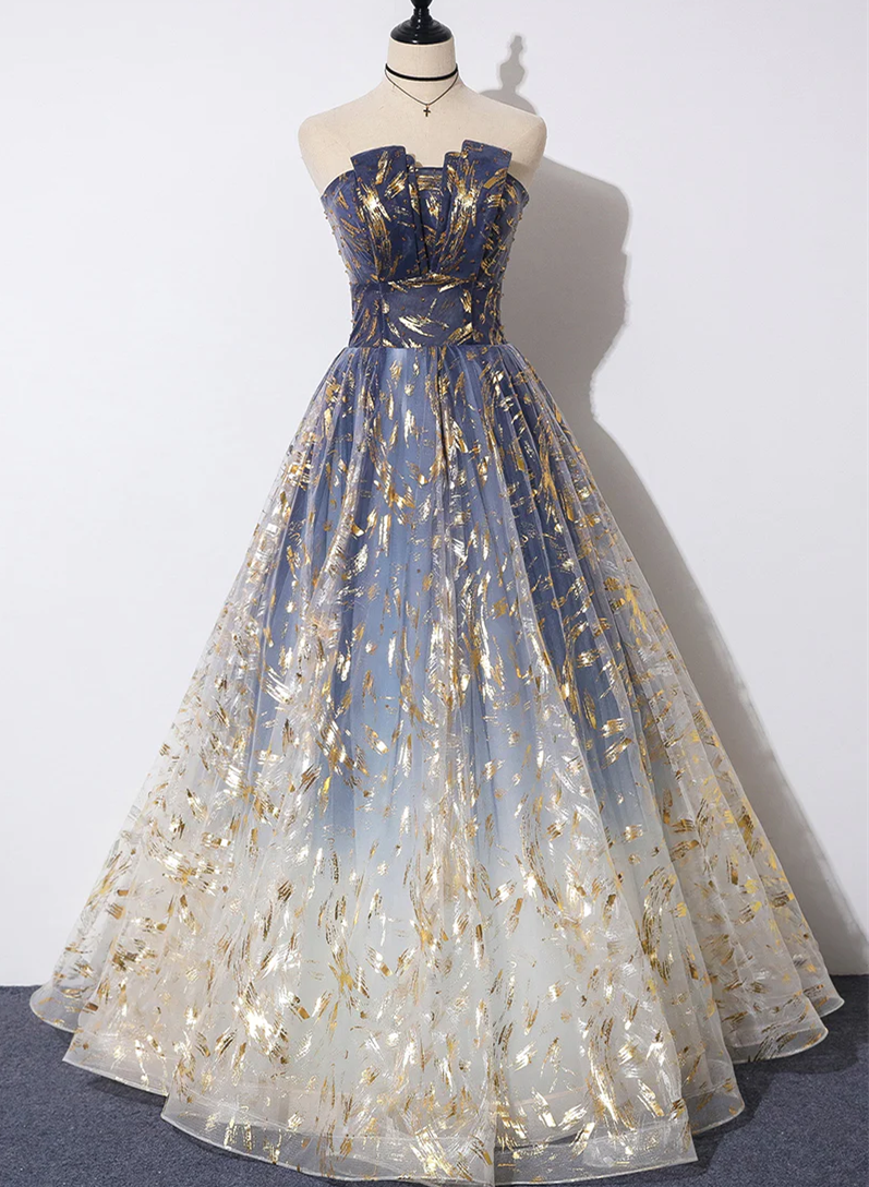 Gorgeous Tulle A-Line Party Gown, Fashionable Prom Dress Main image