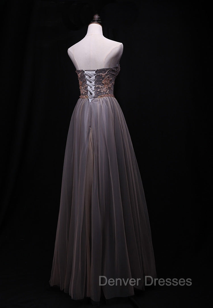 Gorgeous Tulle Sweetheart Long Prom Dress, New Party Dress Secondary image