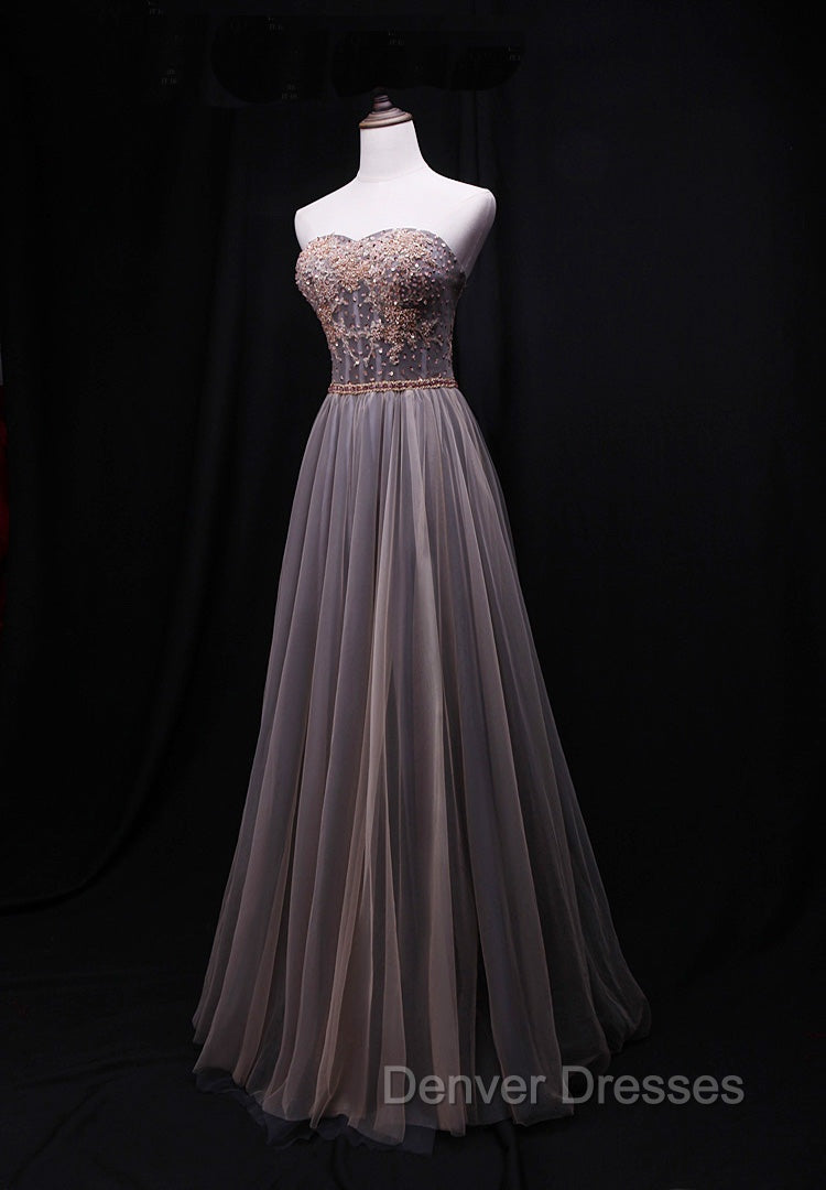 Gorgeous Tulle Sweetheart Long Prom Dress, New Party Dress