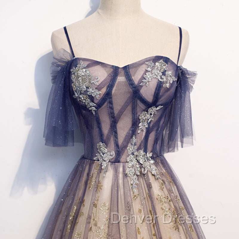 Gradient Pink Sweetheart Floor Length Party Dress, A-line Gradient Long Prom Dress