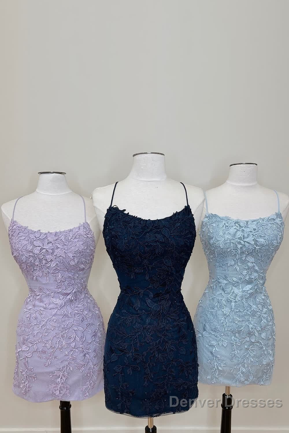 Green Lace Tight Homecoming Dress