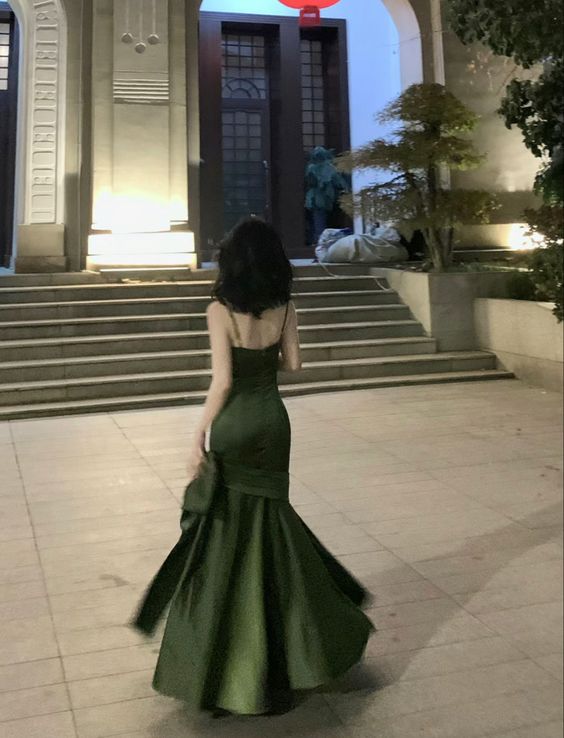 Green Long Dress Prom Dress Formal Dress