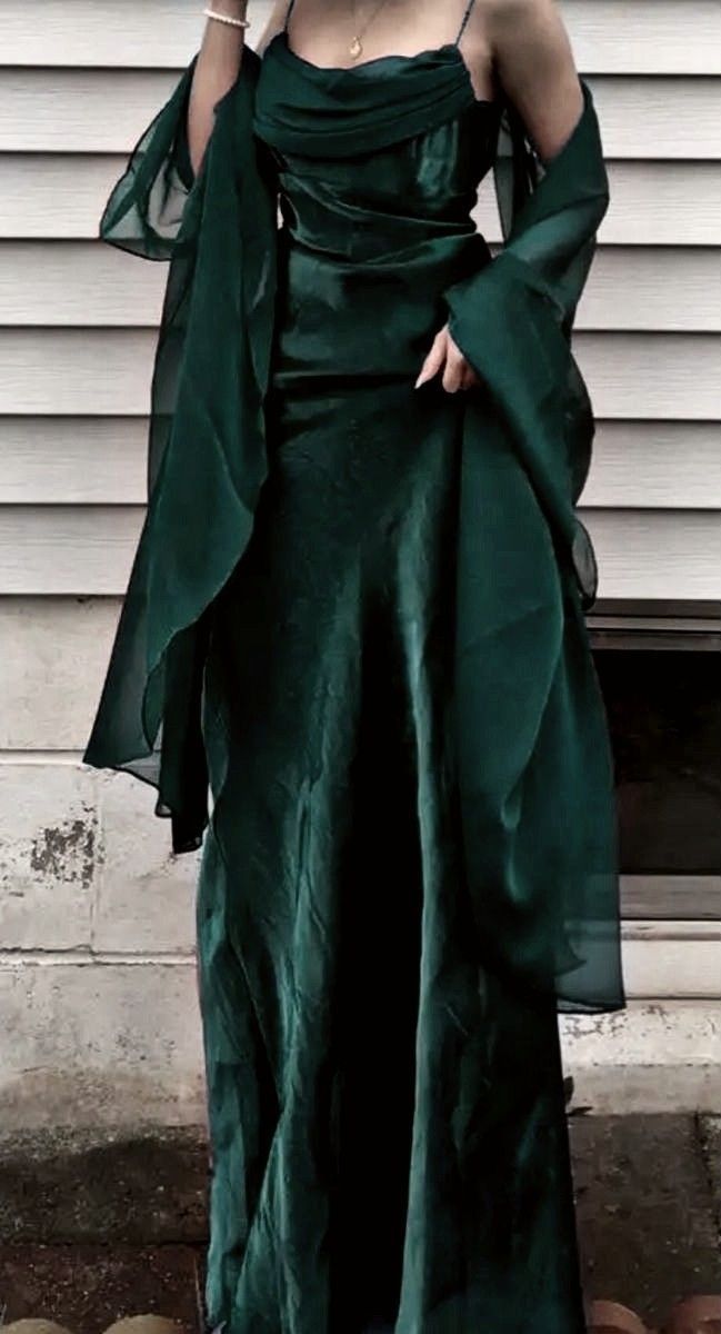 Green Long Prom Dress, Evening Gowns Main image