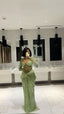 Green Long Prom Dress Mermaid Evening Dress
