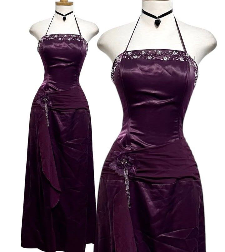 Halter Prom Party Dress Long Formal Evening Dress Secondary image