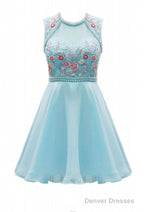 Homecoming Dress  Pink Beadings