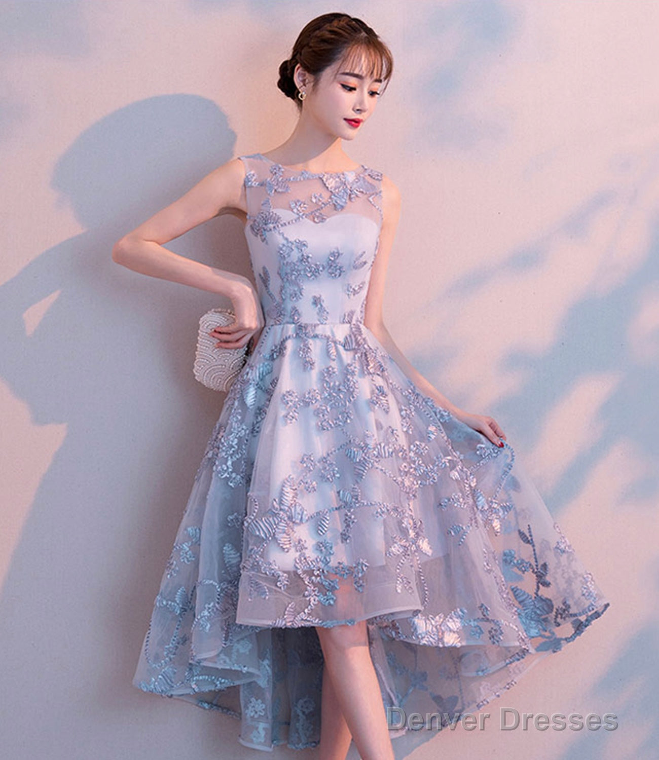 Homecoming Dresses Cute Tulle High Low Short Dress Fashion Dress Main image