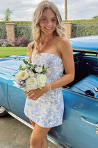 Homecoming Dress Short Prom Dress Cocktail Dress Strapless Short Homecoming Dress