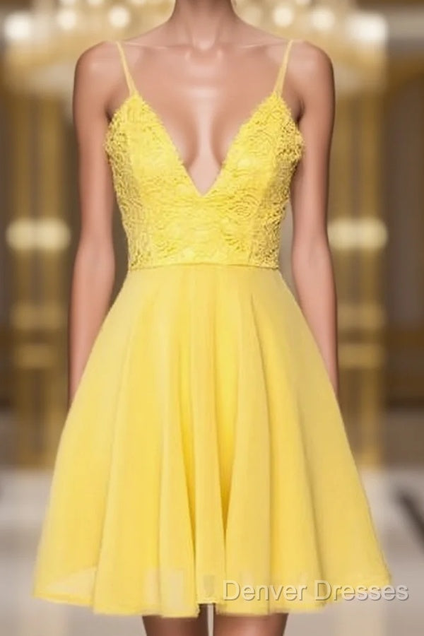 Homecoming Gown Yellow Homecoming Dress Main image