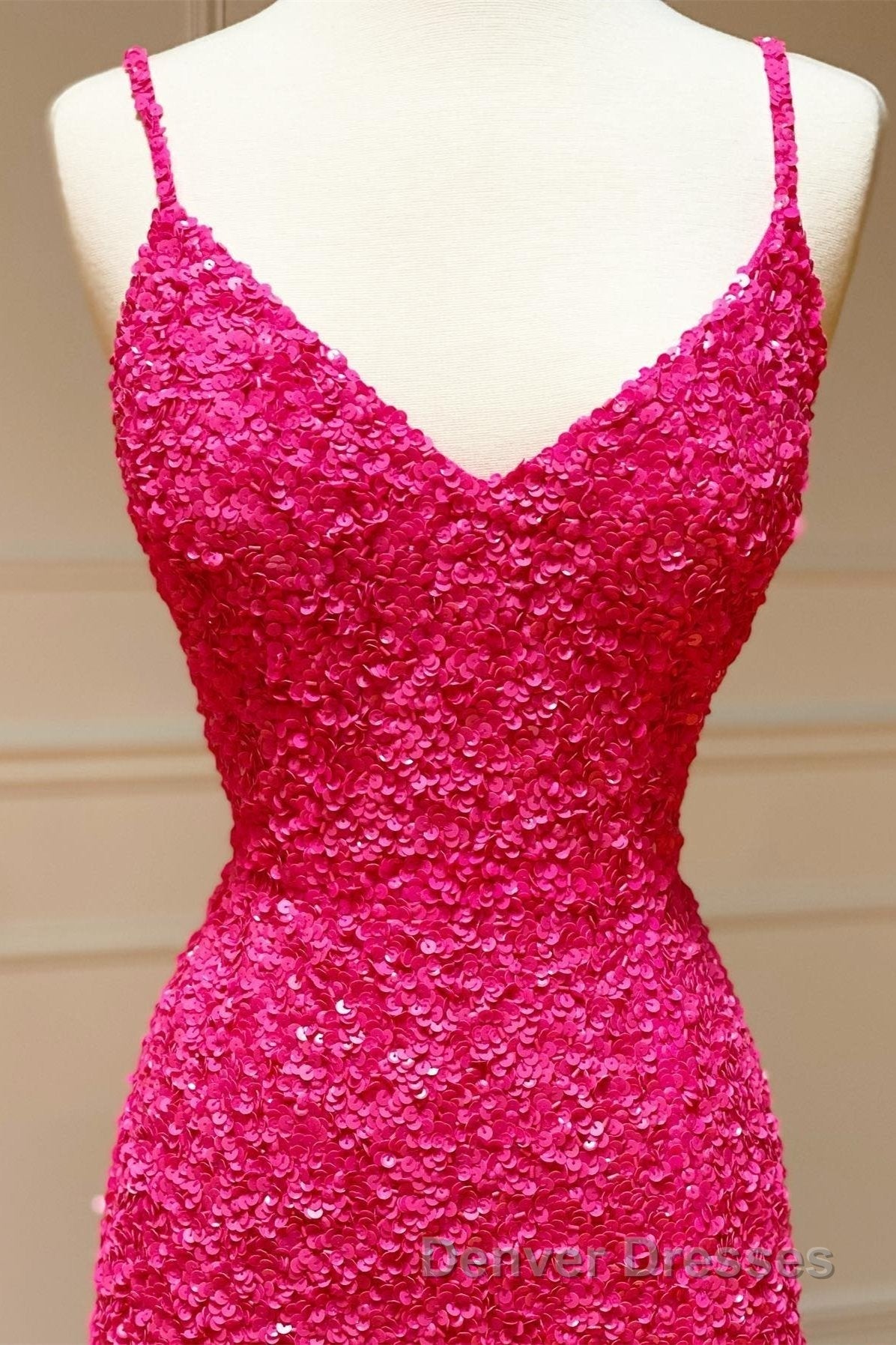 Mermaid Yellow Sequins Long Prom Dress with Slit Secondary image