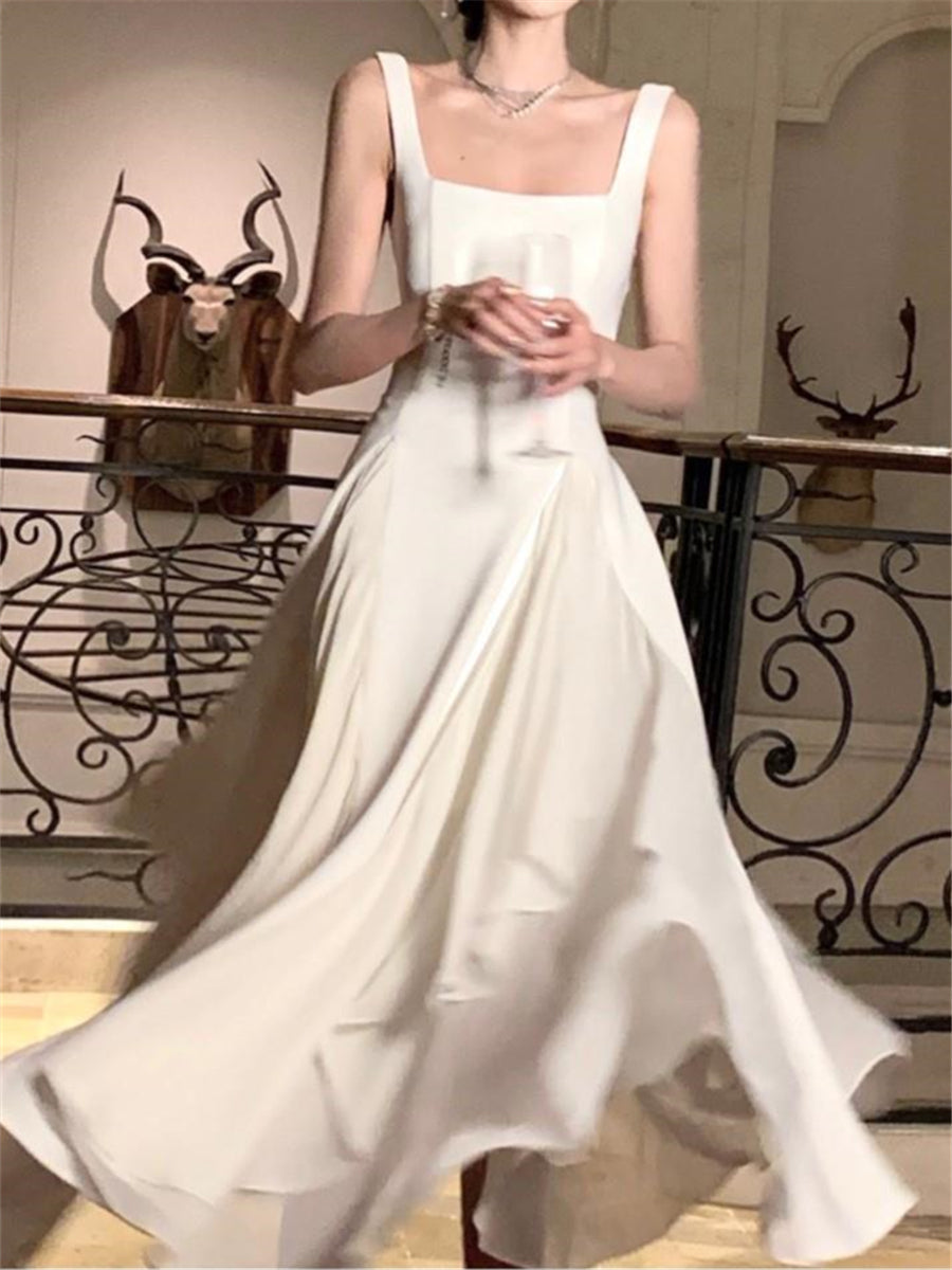 Ivory Prom Dress Party Dress