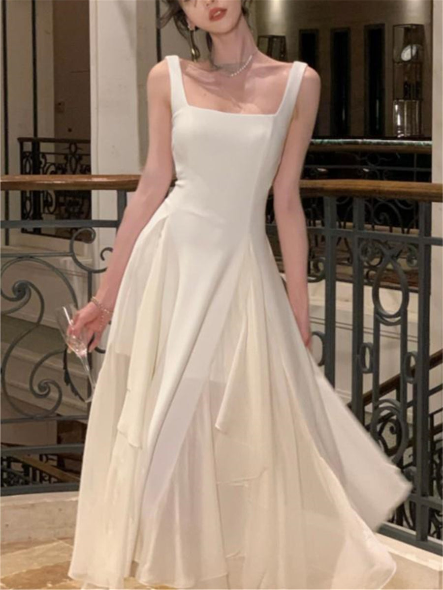 Ivory Prom Dress Party Dress