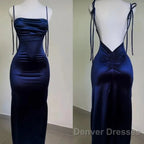 Koutun Sexy Straps Backless Prom Dress Length-Floor Evening Dress