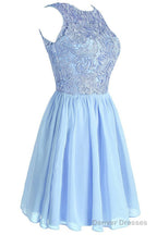 Lace Bridesmaid Formal Short Homecoming Dress
