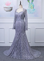 Lace Long Sleeves Trumpet/Mermaid Mother Of The Bride Dress