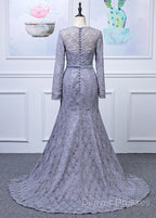 Lace Long Sleeves Trumpet/Mermaid Mother Of The Bride Dress
