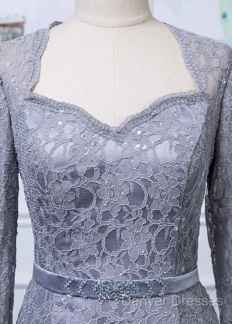 Lace Long Sleeves Trumpet/Mermaid Mother Of The Bride Dress