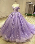 Lace Sky Blue Off the Shoulder Ball Gown Quinceanera Dress