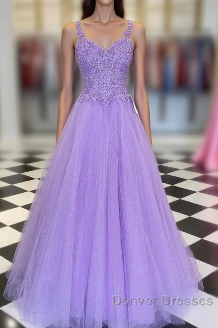 Lavender Prom Dress, Formal Dress, Evening Dress, Dance Dress, Graduation Party Dress Main image