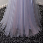 Light Blue and Pink Charming Sweetheart Lace Party Dress , Formal Dress , Formal Gowns