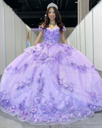 Light Blue Sparkly Off The Shoulder Appliques Prom Dress Quinceanera Dress Sweet 16 Prom Dress Ball Gown