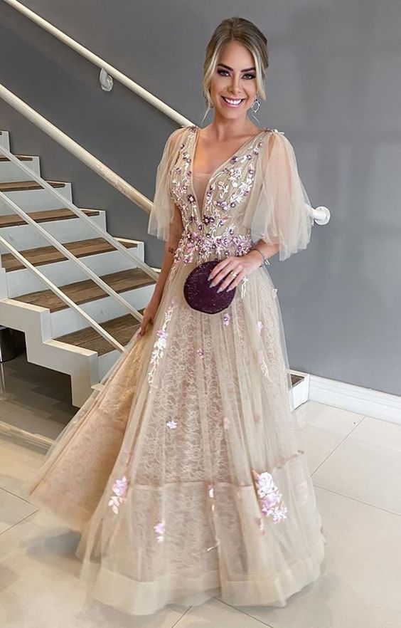 Long Prom Dress Fashion Dance Dress Winter Formal Dress Secondary image