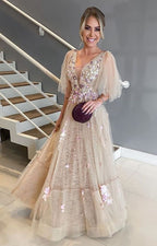 Long Prom Dress Fashion Dance Dress Winter Formal Dress