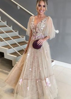 Long Prom Dress Fashion Dance Dress Winter Formal Dress