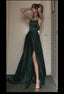 Dark Green Long Prom Dress, Formal Graduation Party Dress