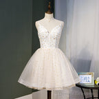 Lovely Ivory Sweetheart Straps Short Homecoming Dress Party Dress, Short Formal Dresses
