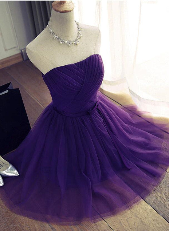 Lovely Purple Homecoming Dress , Cute Formal Dress Main image