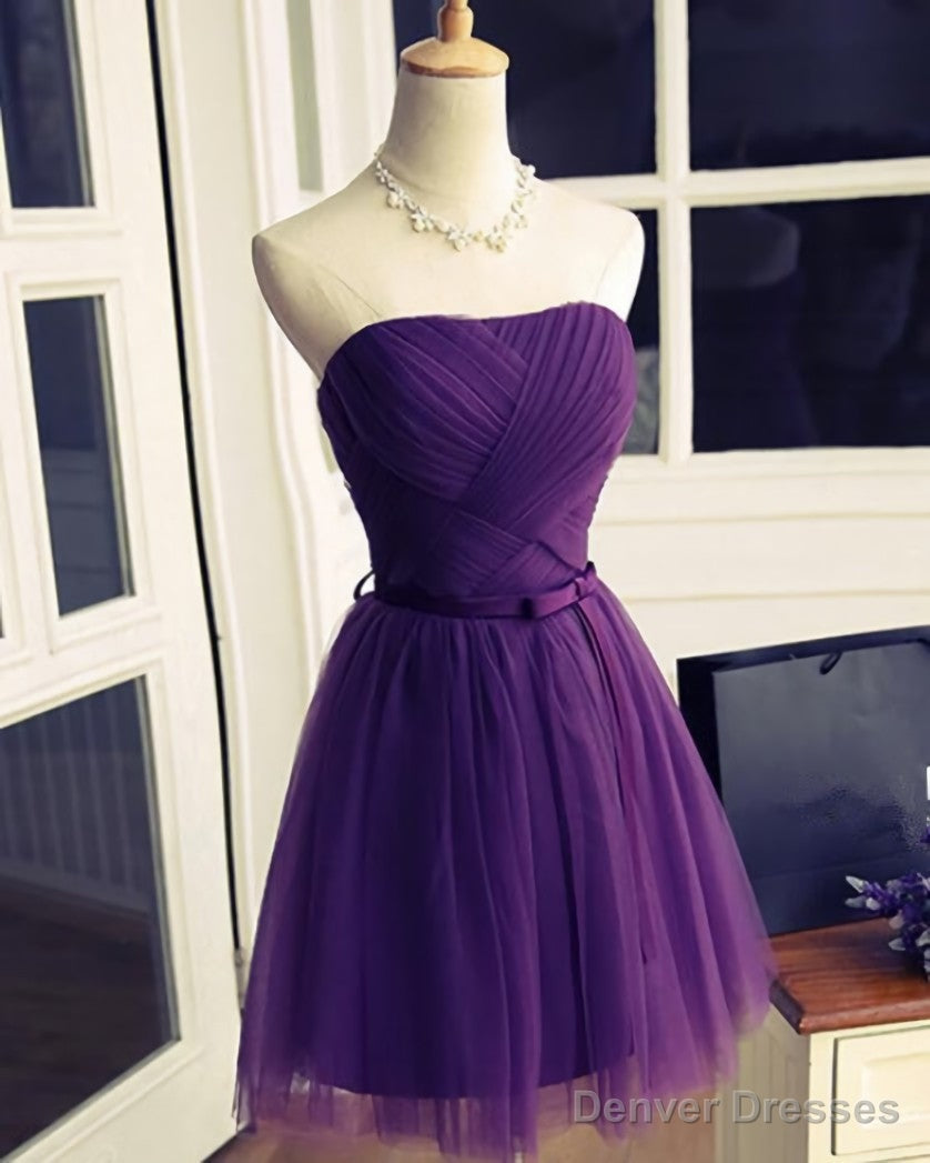 Lovely Purple Homecoming Dress , Cute Formal Dress Main image