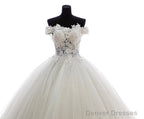 Lovely Tulle Ball Gown Sweetheart Lace Applique Formal Dress, Quinceanera Dresses