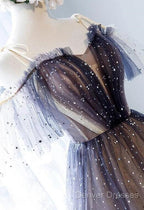 Lovely Tulle Offshoulder Short Prom Dress, Lace Up Homecoming Dress