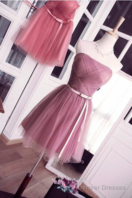 Lovely Tulle Short Party Dress, Handmade Formal Dresses Secondary image