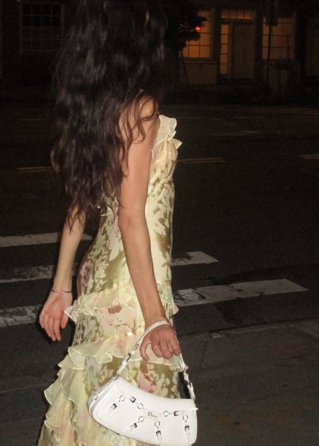 Lovely Yellow Ruffles Long Prom Dress Evening Dress