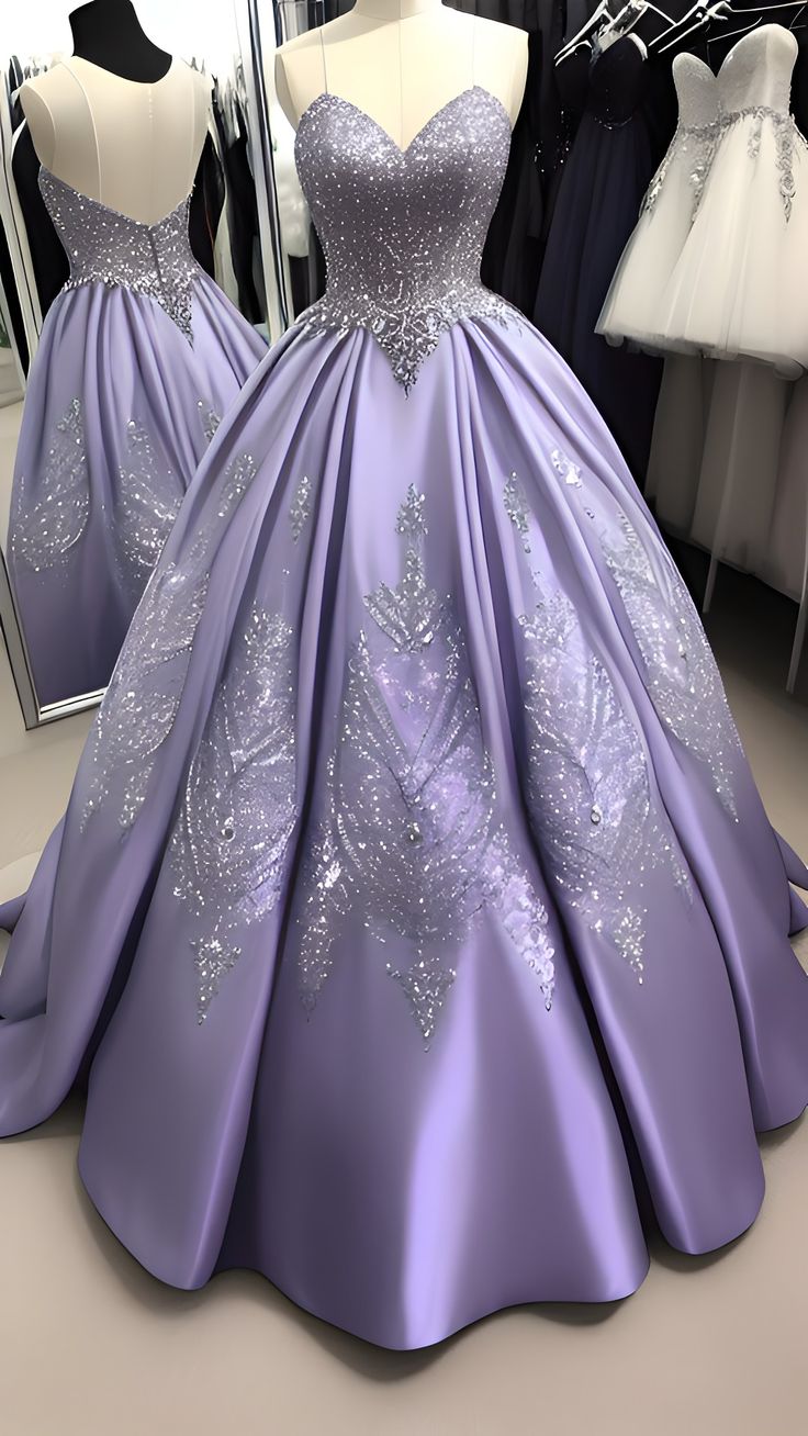 Luxurious And Exquisite Long  Ball Gown