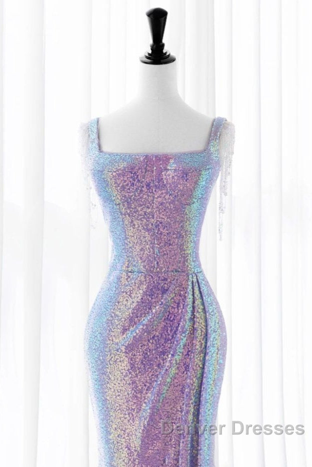 Luxurious Shiny Long Sequin Prom Dress Secondary image