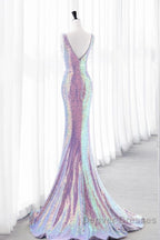 Luxurious Shiny Long Sequin Prom Dress
