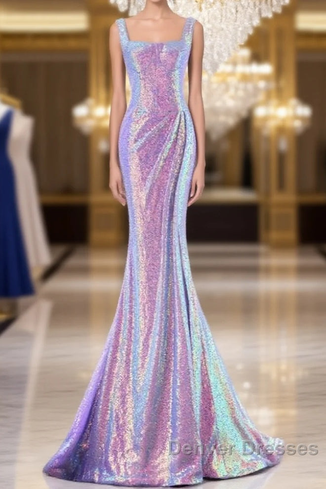 Luxurious Shiny Long Sequin Prom Dress Main image