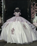 Luxury Quinceanera Dress Applique Corset Ball Gown Prom Sweet 16 Dress